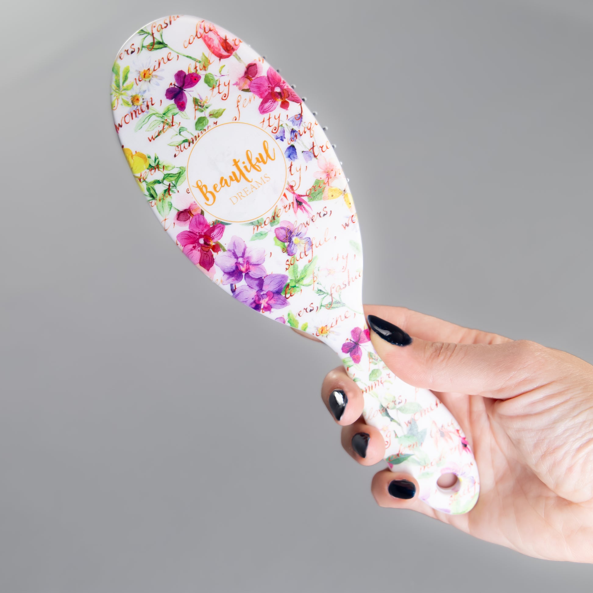 Perie de păr ovală Beautiful Dreams - Flower Field