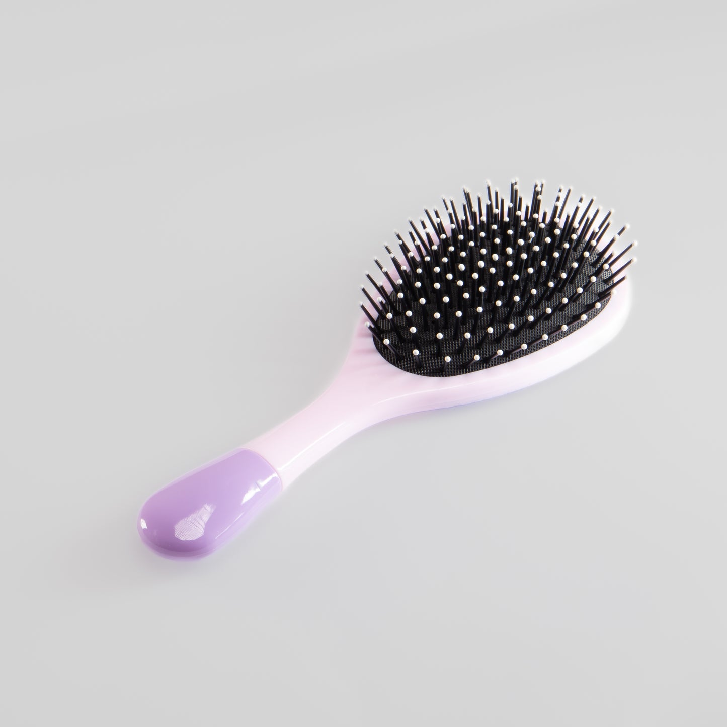 Perie de păr ovală cu imprimeu Visuri de balerină - Mov