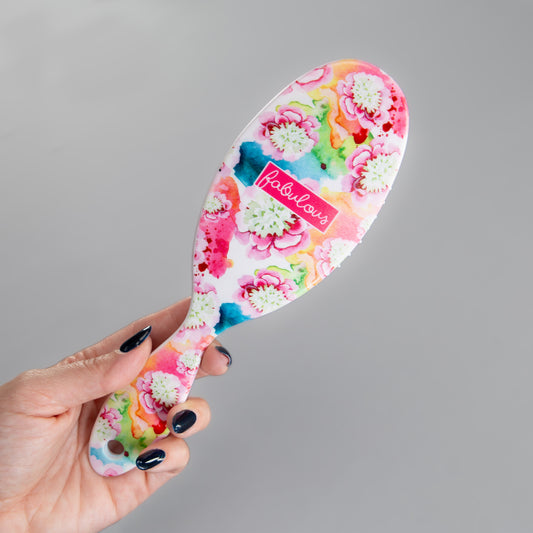 Perie de păr ovală Fabulous - Roz