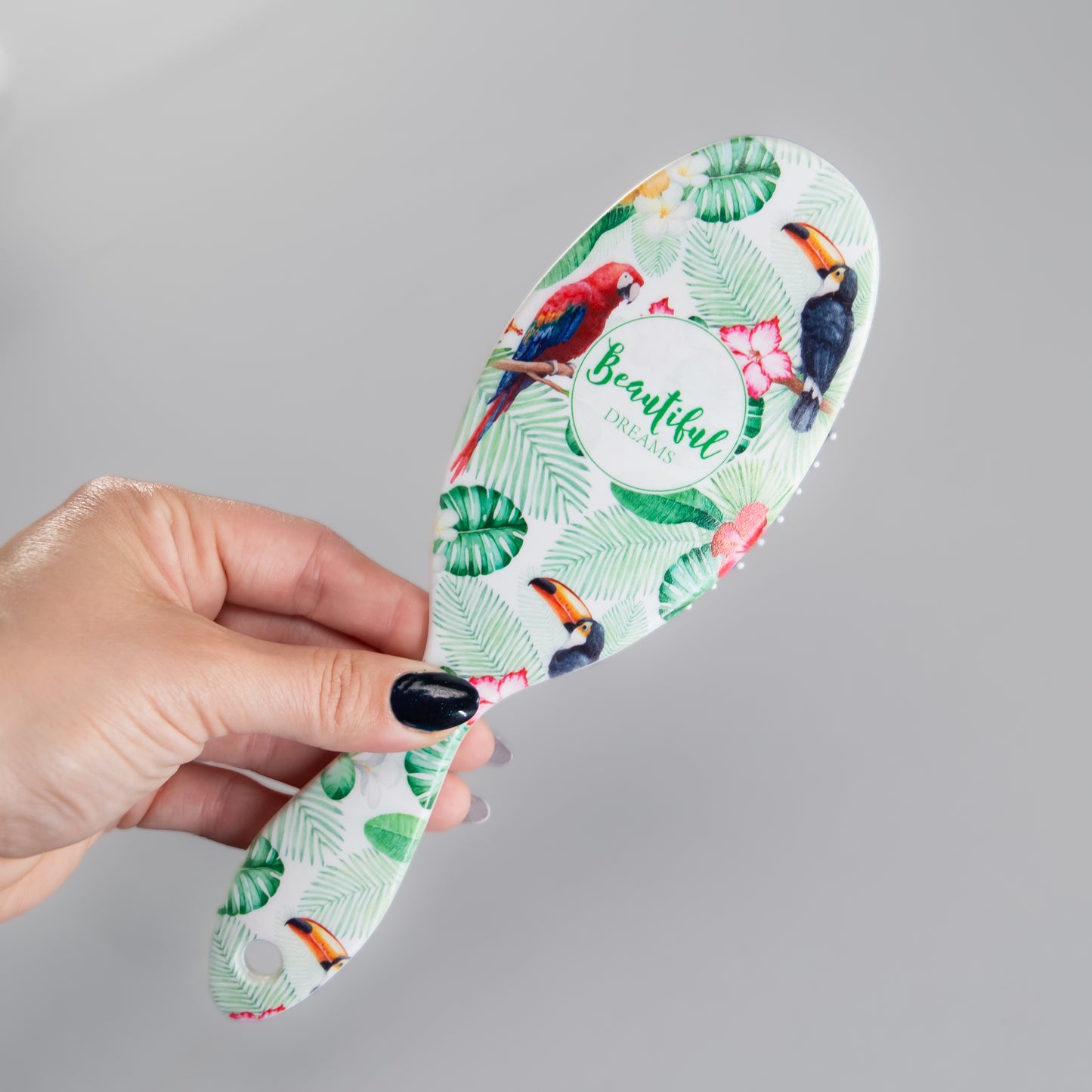 Perie de păr ovală Fabulous - Verde