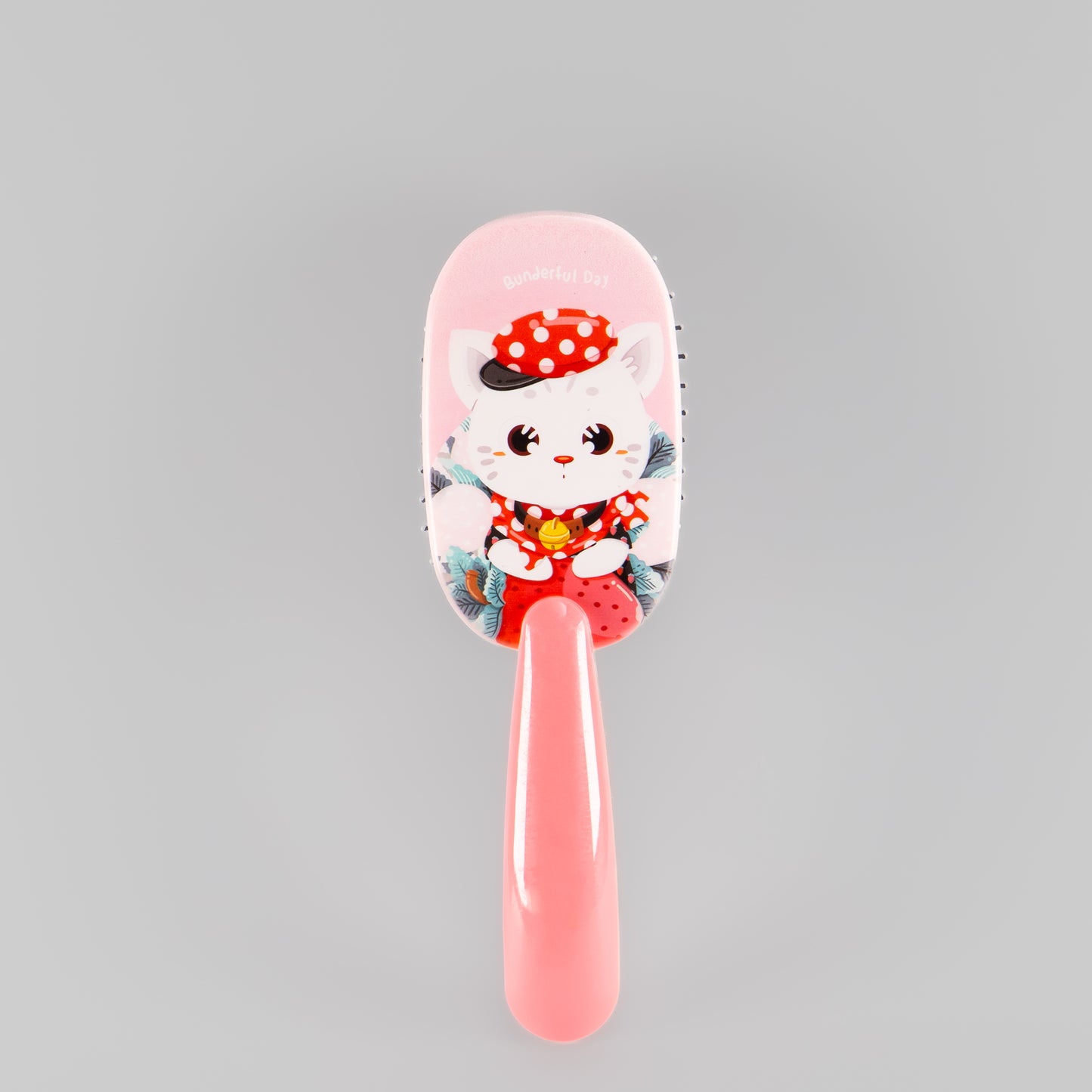 Perie de păr ovală Purr-fect - Roz