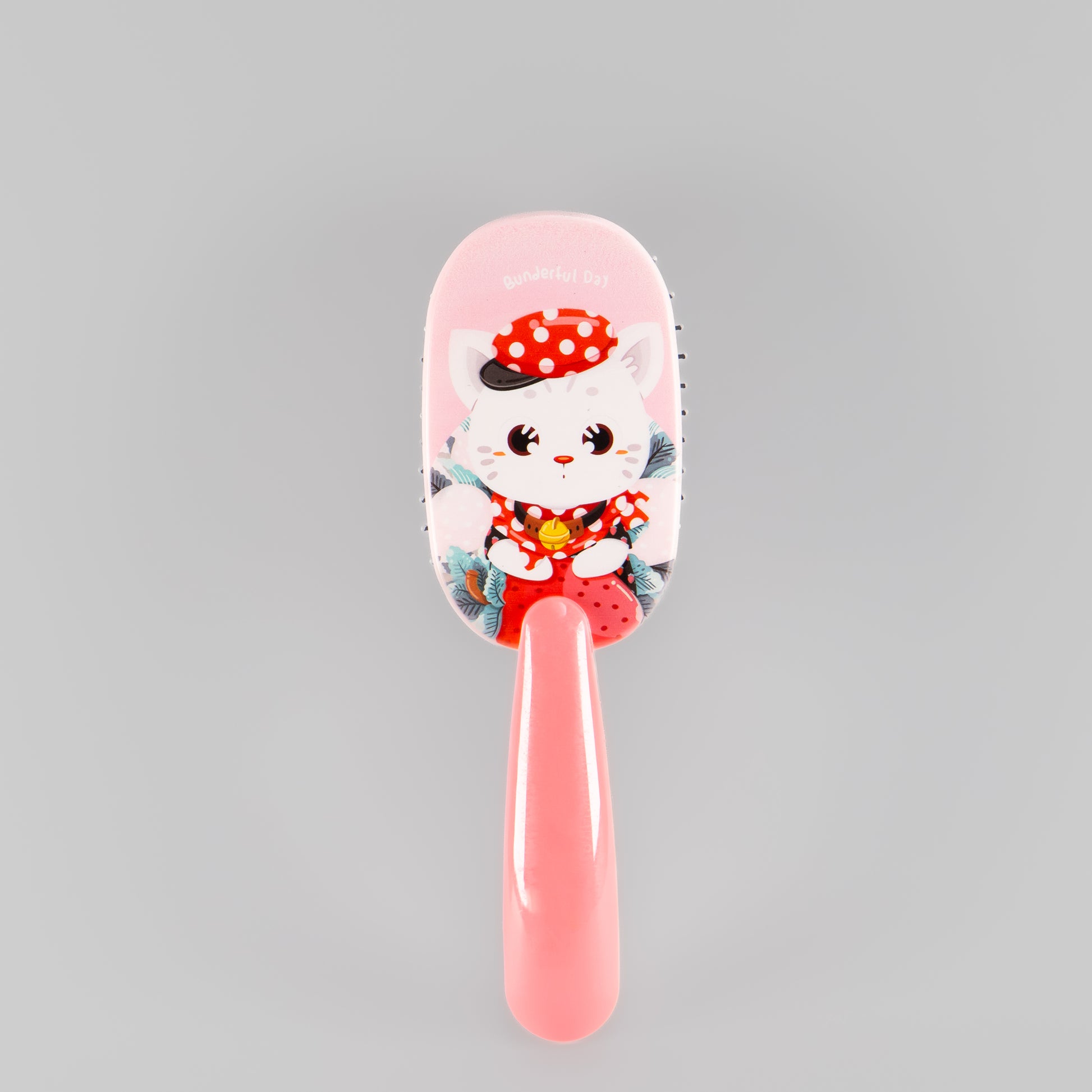 Perie de păr ovală Purr-fect - Roz