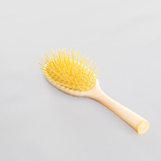 Perie de păr ovală Soft Touch - Galben