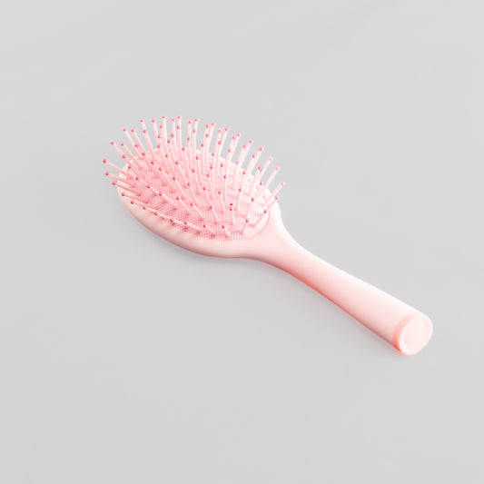 Perie de păr ovală Soft Touch - Roz