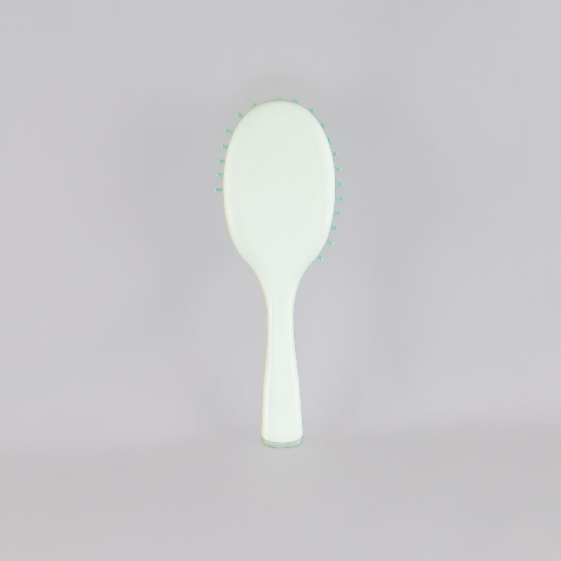 Perie de păr ovală Soft Touch - Verde