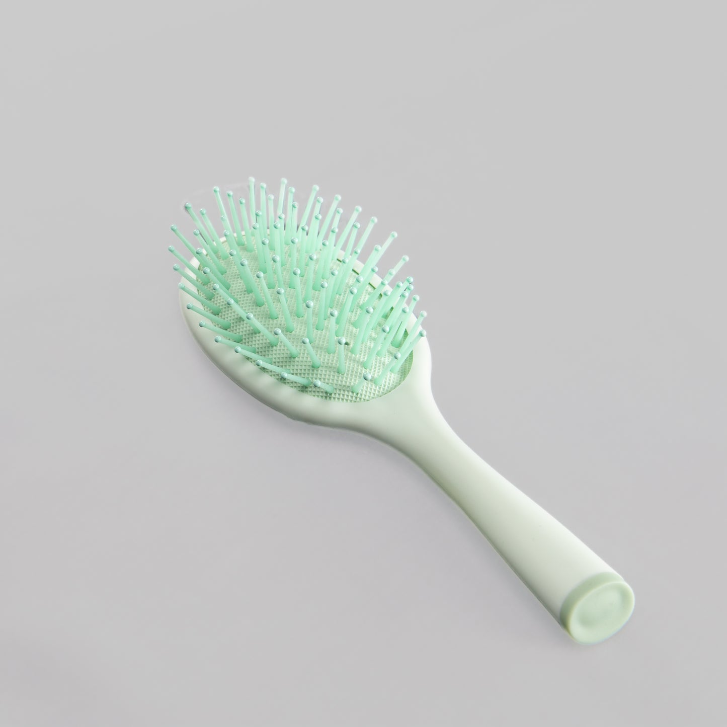 Perie de păr ovală Soft Touch - Verde