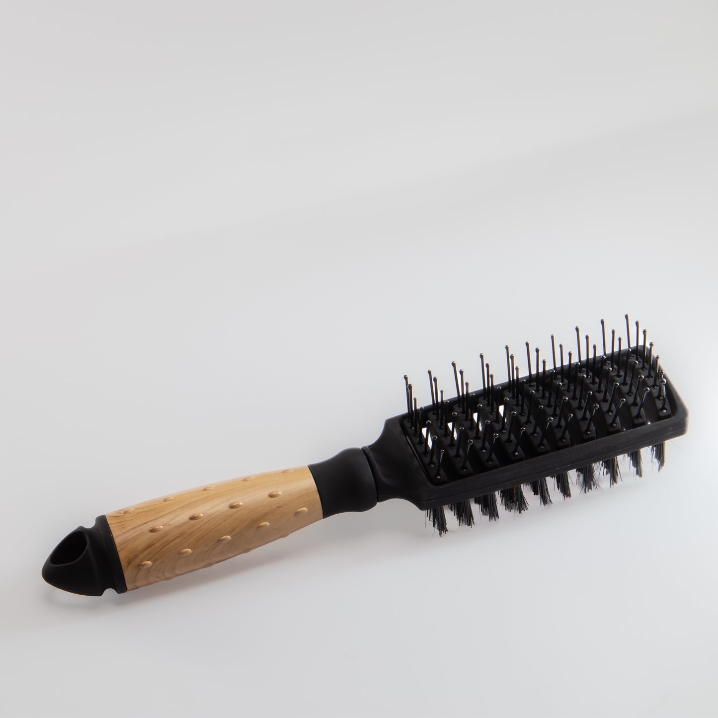 Perie dublă cu textură mată - Maro