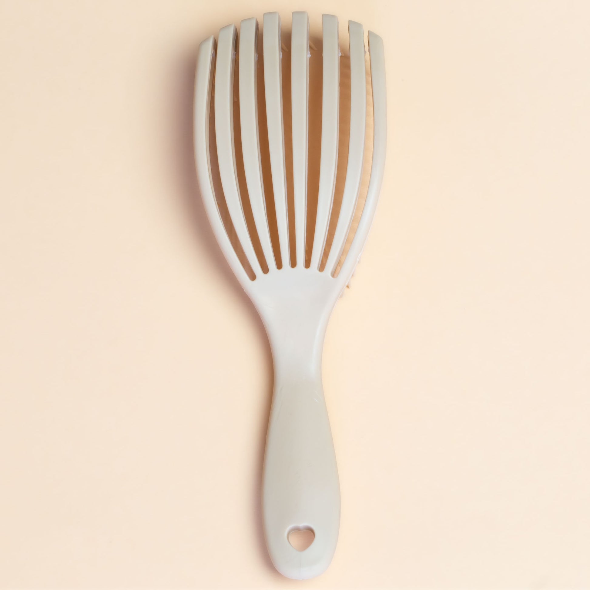 Perie flexibilă pentru descurcarea părului, comodă pentru scalp - Crem