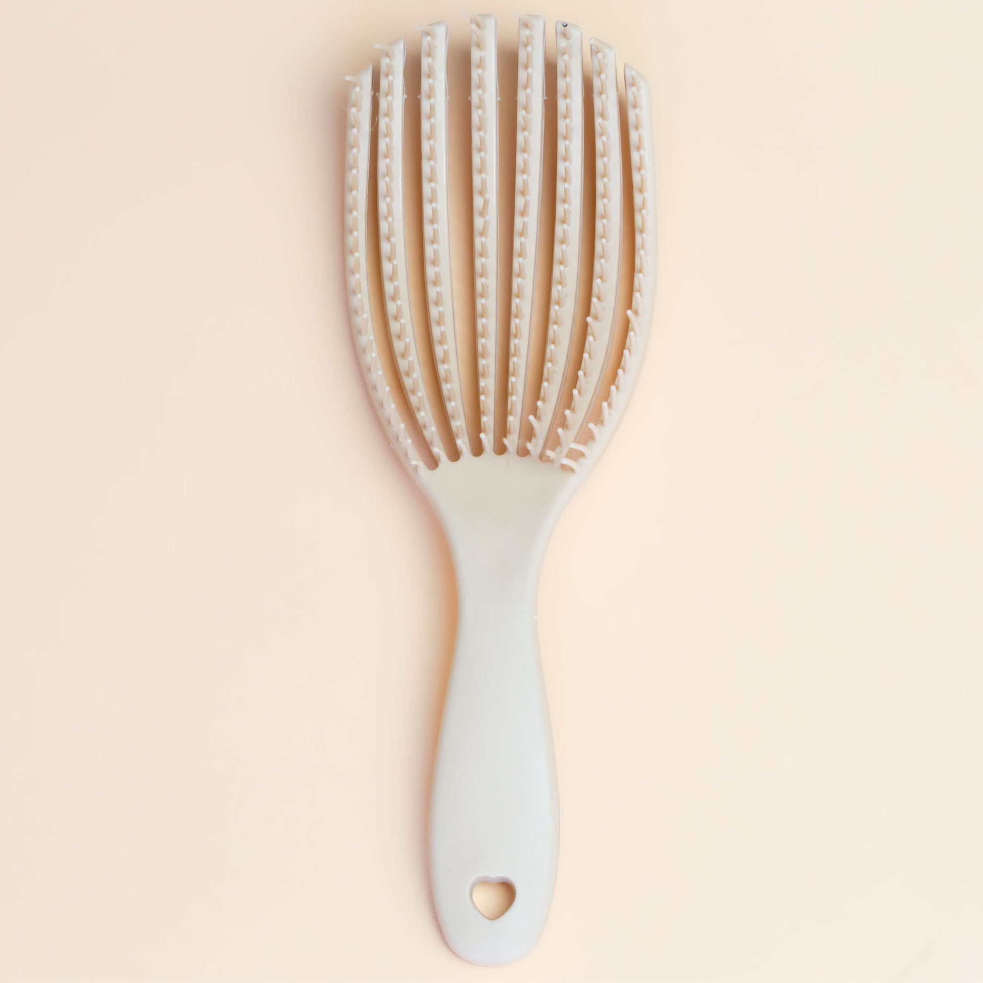 Perie flexibilă pentru descurcarea părului, comodă pentru scalp - Crem