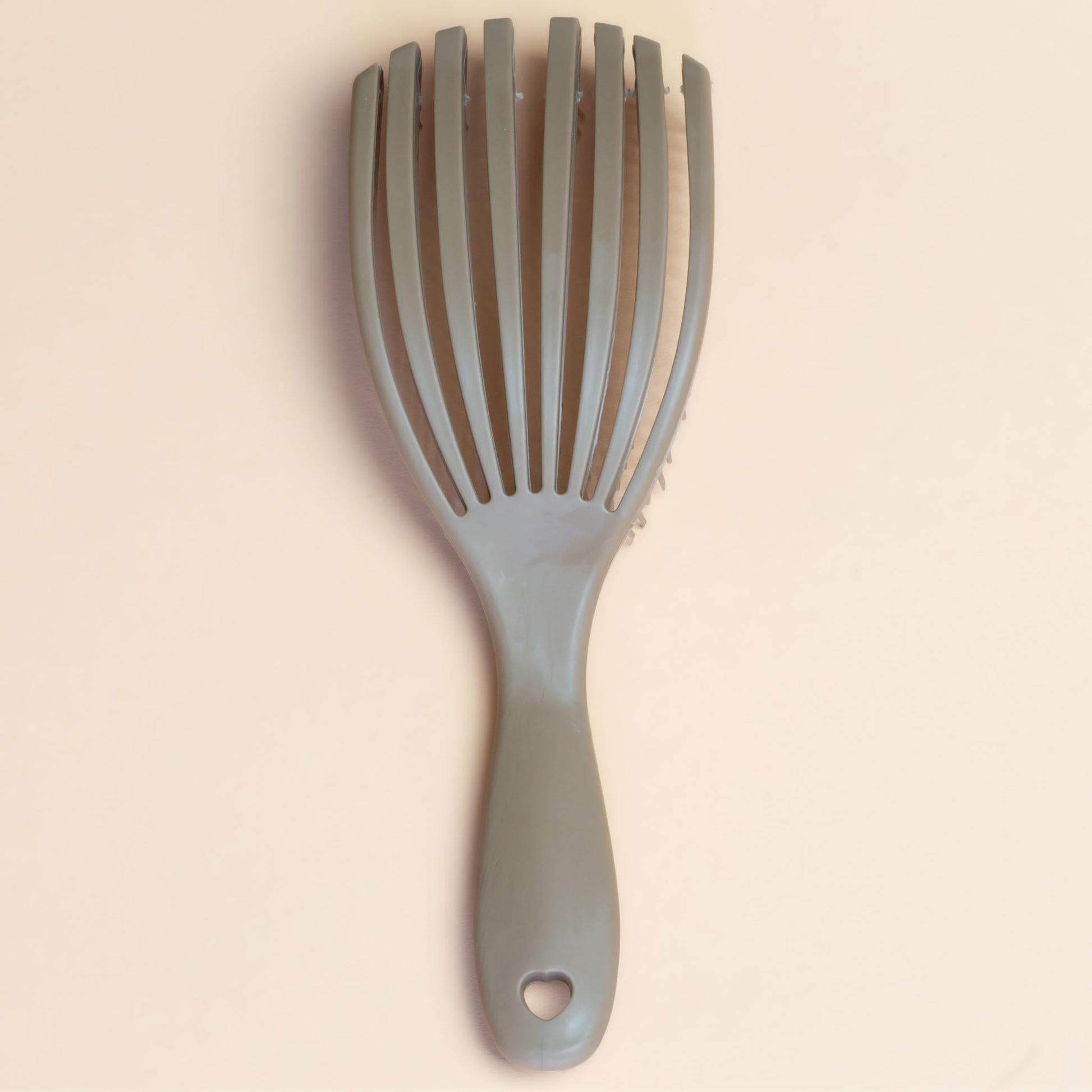 Perie flexibilă pentru descurcarea părului, comodă pentru scalp - Maro