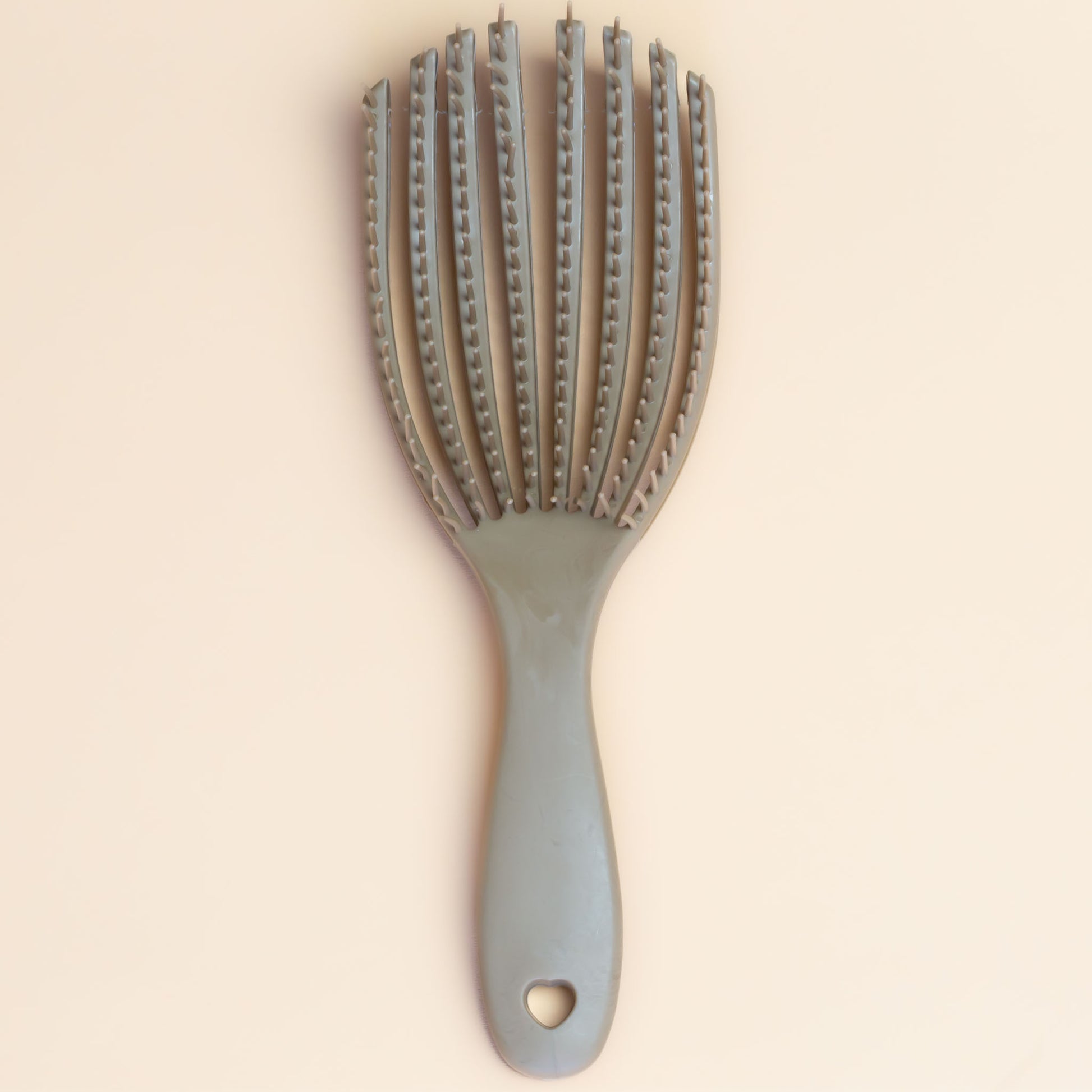 Perie flexibilă pentru descurcarea părului, comodă pentru scalp - Maro