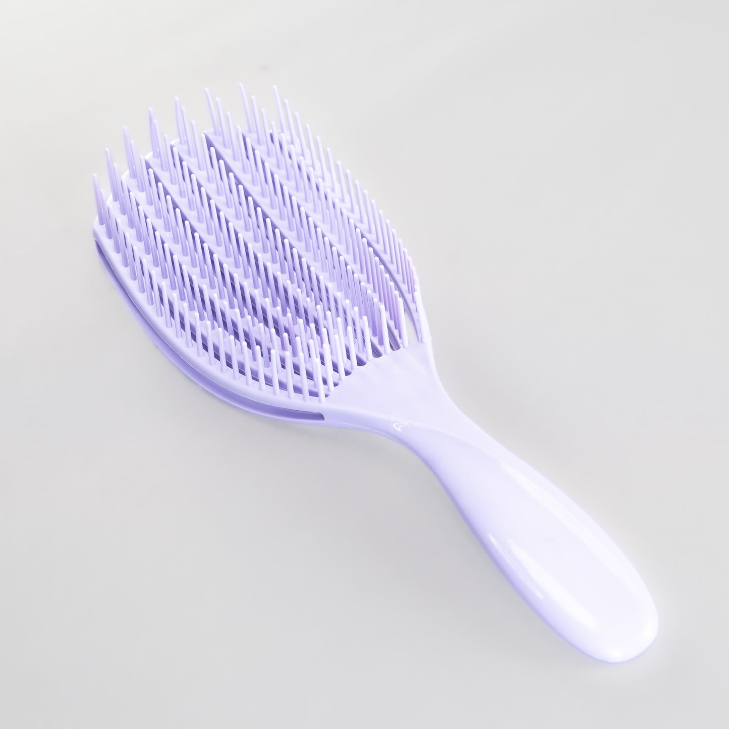 Perie flexibilă pentru descurcarea părului, mare - Mov