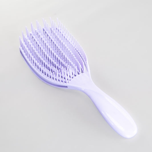 Perie flexibilă pentru descurcarea părului, mare - Mov