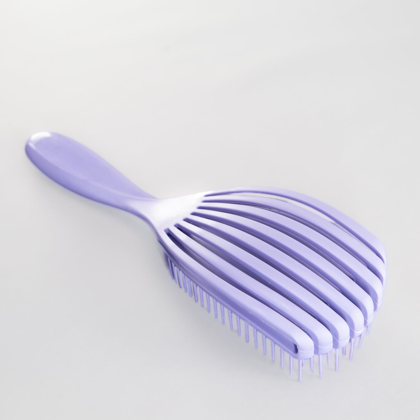 Perie flexibilă pentru descurcarea părului, mare - Mov