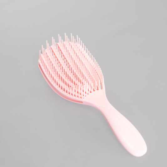 Perie flexibilă pentru descurcarea părului, mare - Roz