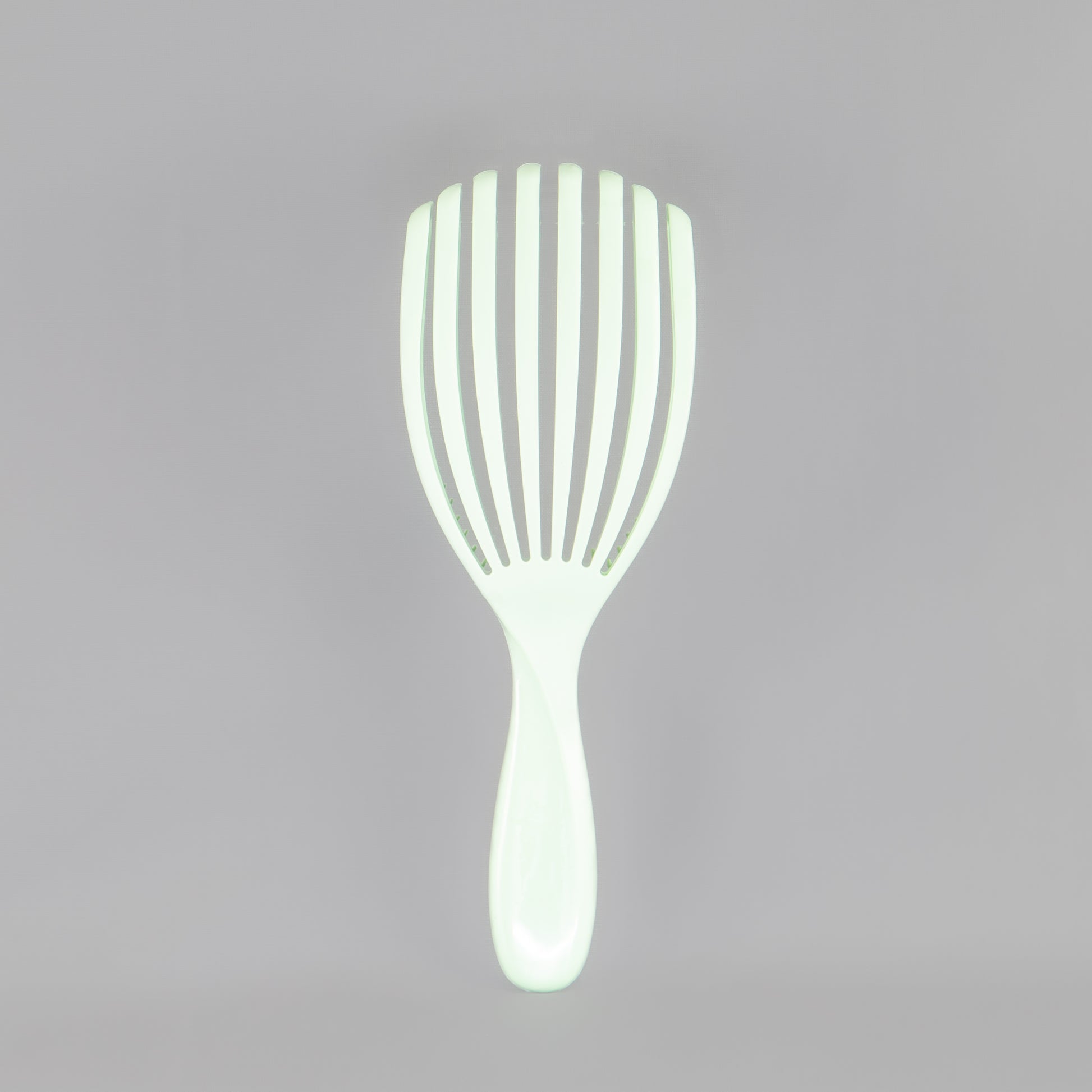 Perie flexibilă pentru descurcarea părului, mare - Verde