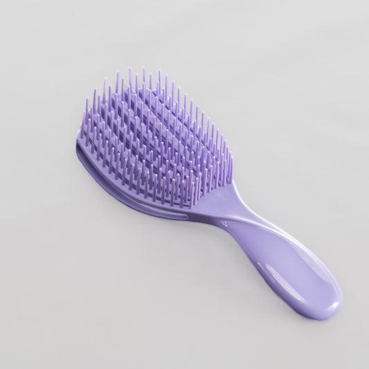 Perie flexibilă pentru descurcarea părului, mică - Mov
