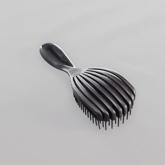 Perie flexibilă pentru descurcarea părului, mică - Negru