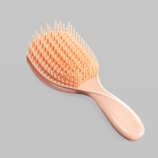 Perie flexibilă pentru descurcarea părului, mică - Portocaliu