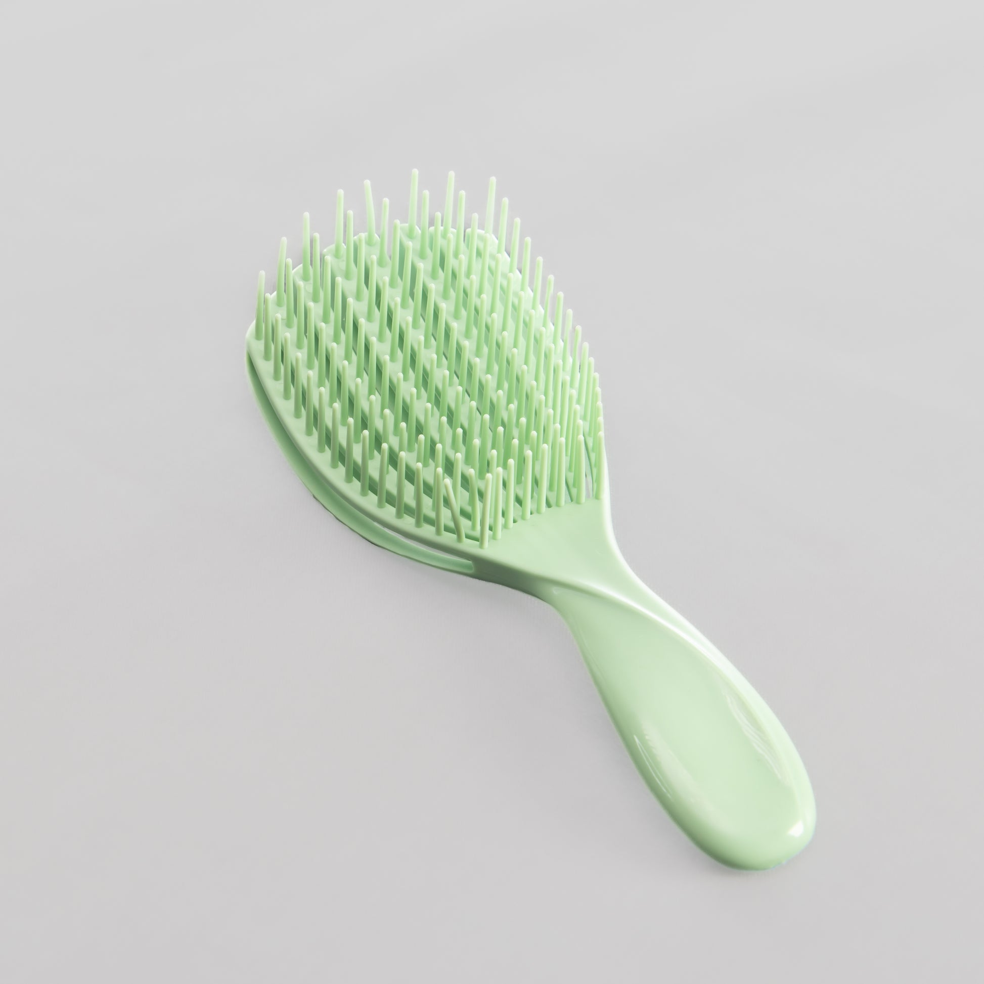 Perie flexibilă pentru descurcarea părului, mică - Verde