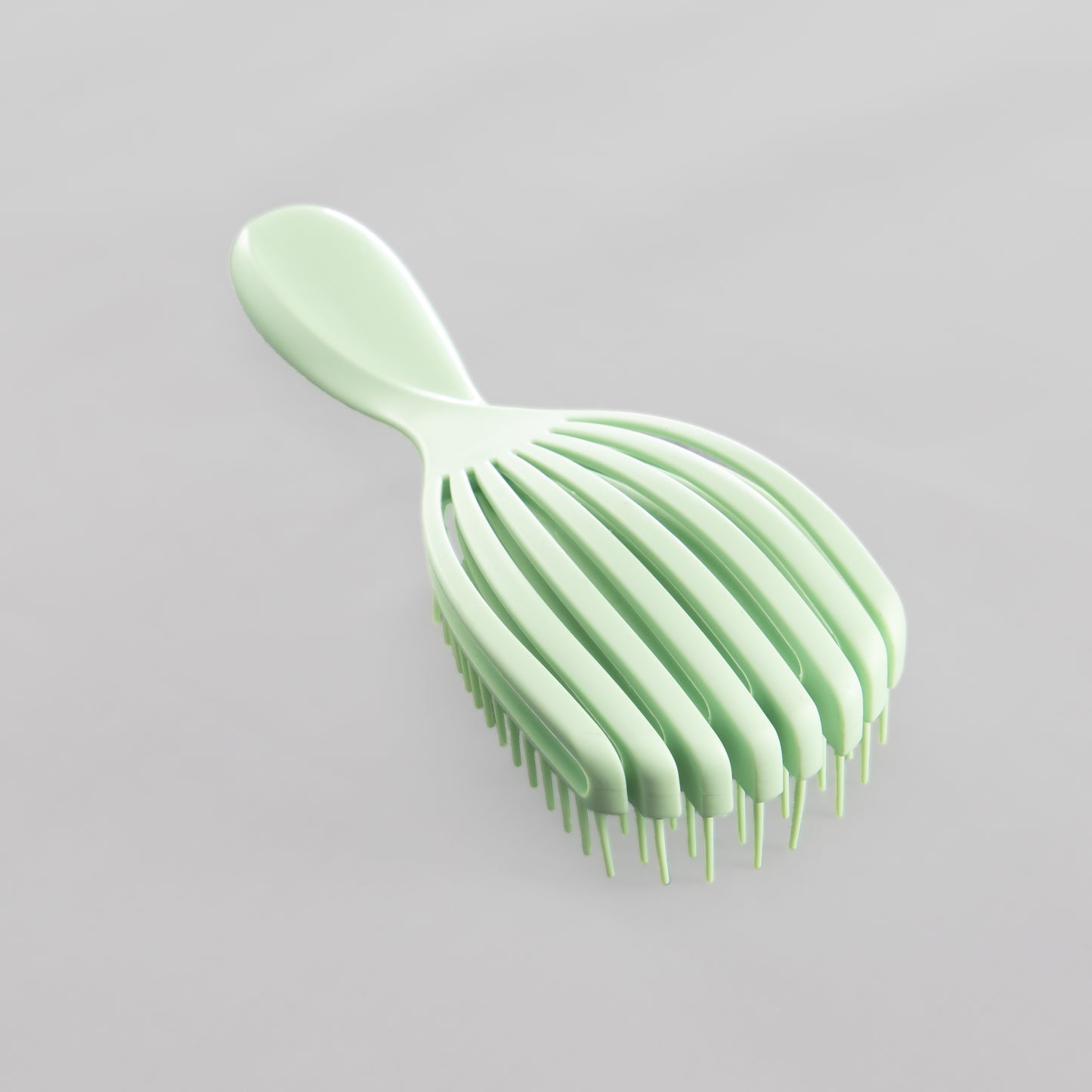 Perie flexibilă pentru descurcarea părului, mică - Verde