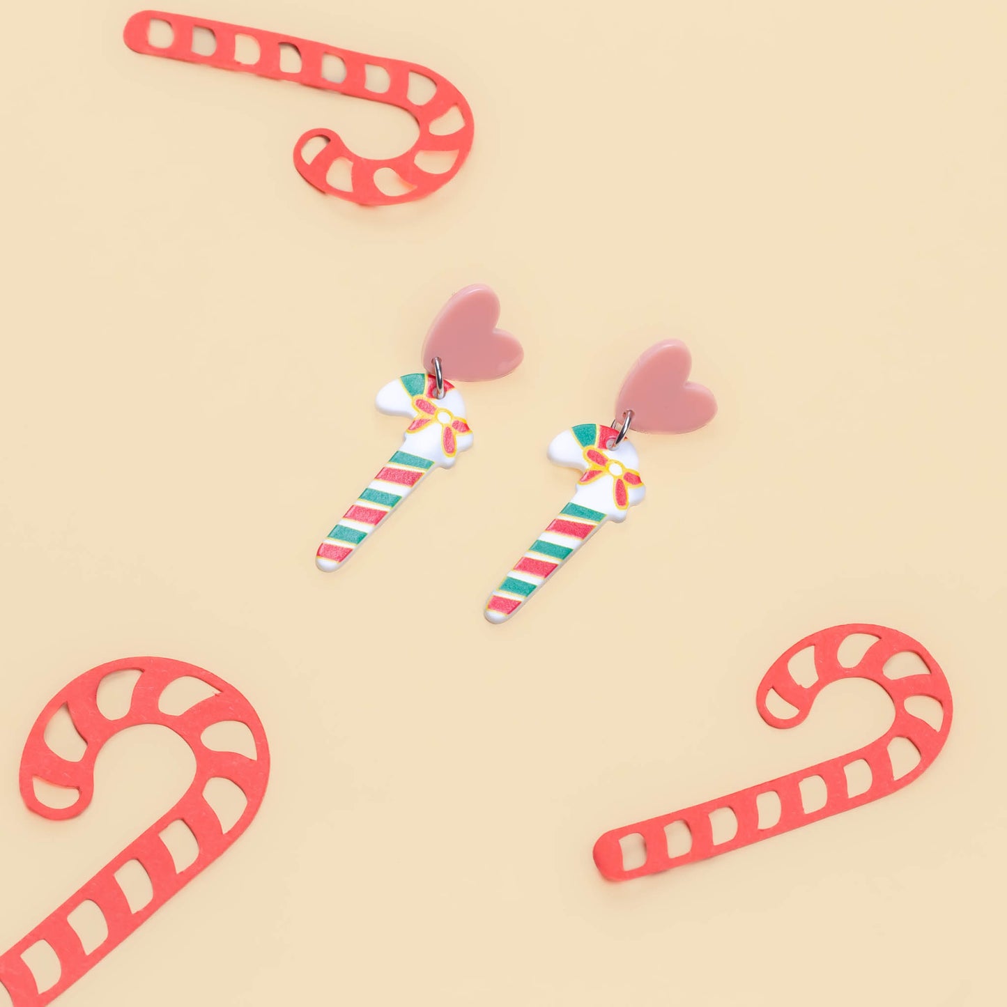 Set cercei cu motive de Crăciun, winter vibes, 3 perechi