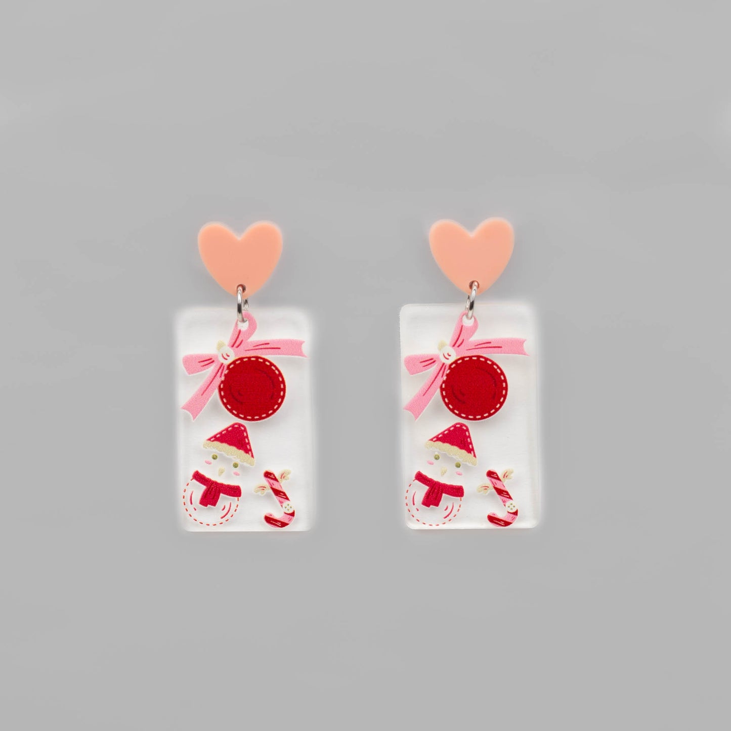 Set cercei cu motive de Crăciun, winter vibes, 3 perechi